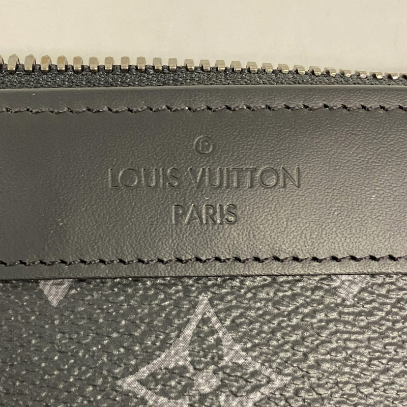 【6fb2747-k】ルイヴィトン ポーチ モノグラム・エクリプス ポシェットディスカバリーPM M44323 ブラック【中古】メンズ