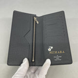 【6fb2748-k】ルイヴィトン 長財布 タイガ ポルトフォイユアレクサンドル M61804 ノワール【中古】メンズ