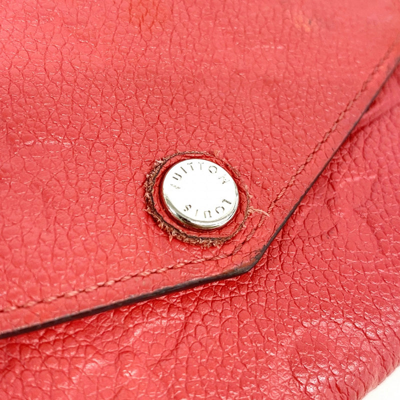【6fb2751-k】ルイヴィトン コインケース モノグラム・アンプラント ポシェットクレ M41966 ポピーペタル【中古】レディース