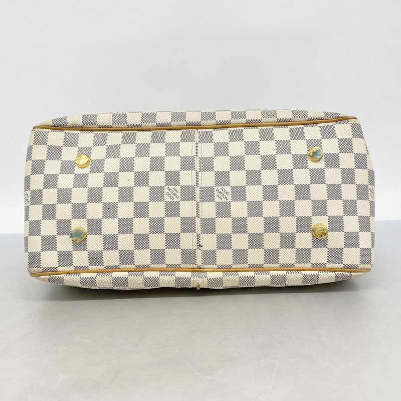 【6fb2752-k】ルイヴィトン ショルダーバッグ ダミエ・アズール フィジェリGM N41175 ホワイト【中古】レディース