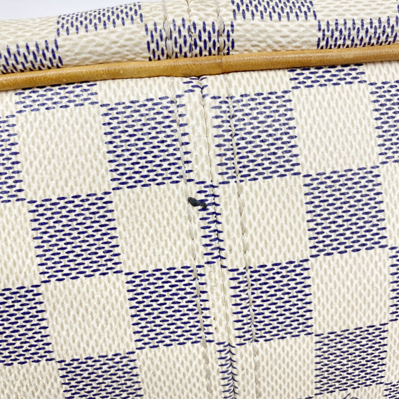 【6fb2752-k】ルイヴィトン ショルダーバッグ ダミエ・アズール フィジェリGM N41175 ホワイト【中古】レディース