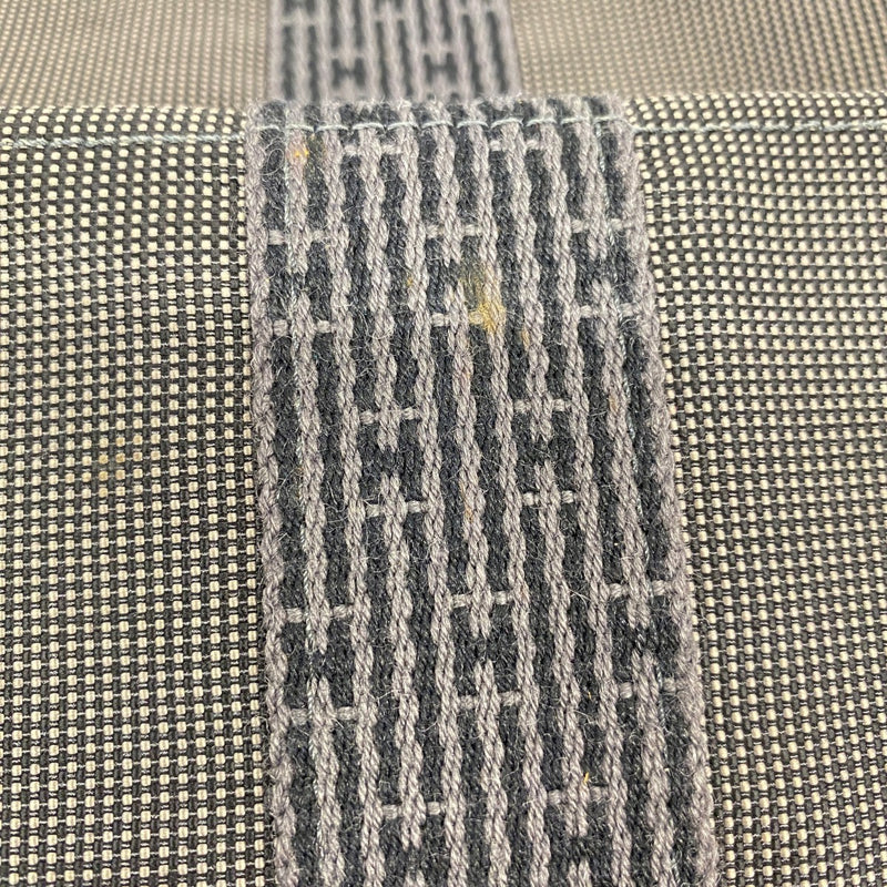 【6fb2755-k】エルメス トートバッグ エールラインMM キャンバス グレー シルバー金具【中古】レディース