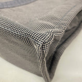 【6fb2755-k】エルメス トートバッグ エールラインMM キャンバス グレー シルバー金具【中古】レディース