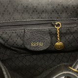 【6fb2759-k】グッチ リュック・デイパック バンブー 003 1956 0030 スウェード ブラック ゴールド金具【中古】レディース