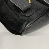 【6fb2759-k】グッチ リュック・デイパック バンブー 003 1956 0030 スウェード ブラック ゴールド金具【中古】レディース