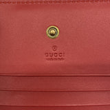 【6fb2760-k】グッチ 財布 476050 PVC ベージュ ゴールド金具【中古】レディース