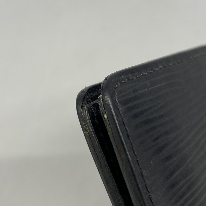 【6fb2762-k】ルイヴィトン 札入れ エピ ポルトフォイユスレンダー M60332 ノワール【中古】メンズ