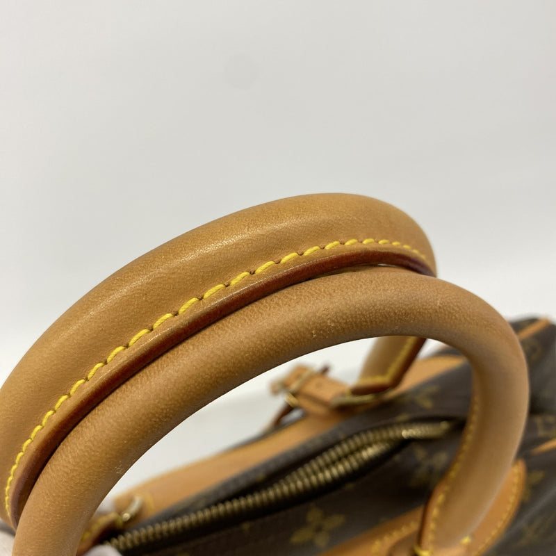 【6fb2769】ルイヴィトン ハンドバッグ モノグラム ドーヴィル M47270 ブラウン【中古】レディース