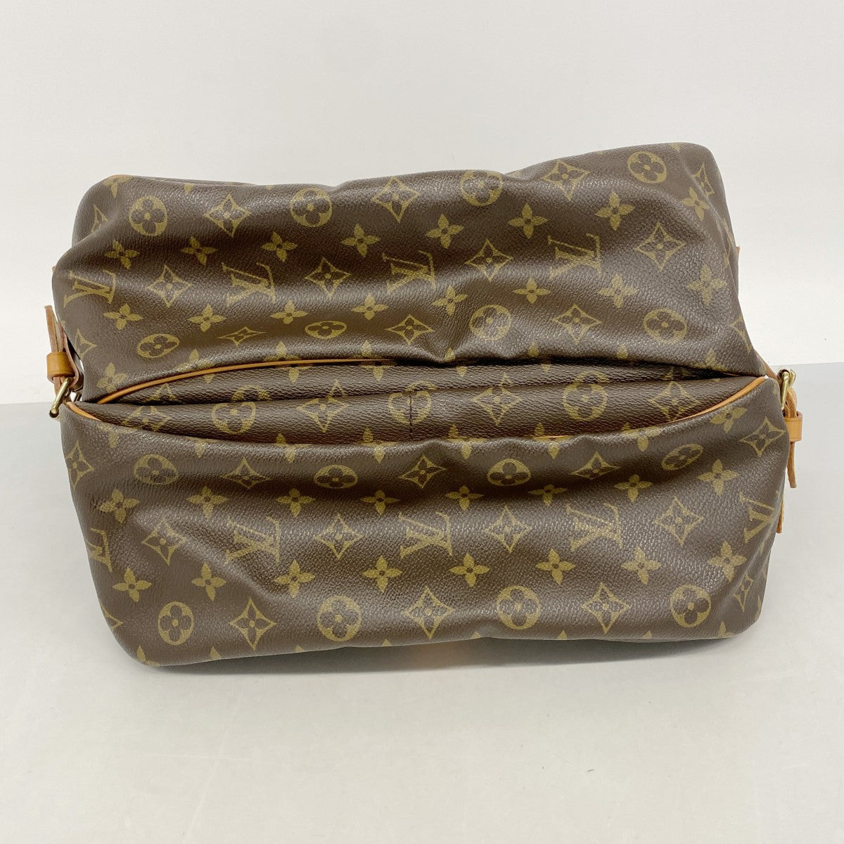 【6fb2770】ルイヴィトン ショルダーバッグ モノグラム ソミュール35 M42254 ブラウン【中古】レディース