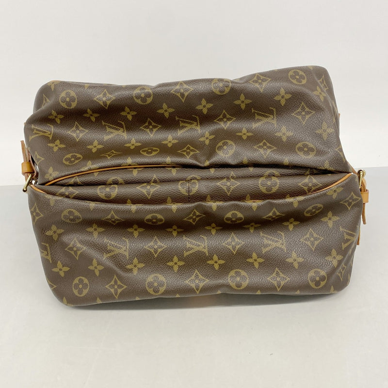 【6fb2770】ルイヴィトン ショルダーバッグ モノグラム ソミュール35 M42254 ブラウン【中古】レディース