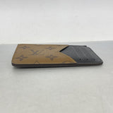 【6fb2774-k】ルイヴィトン コインケース モノグラム・リバース ポルトカルトロミー M81912 ブラウン ブラック【中古】レディース