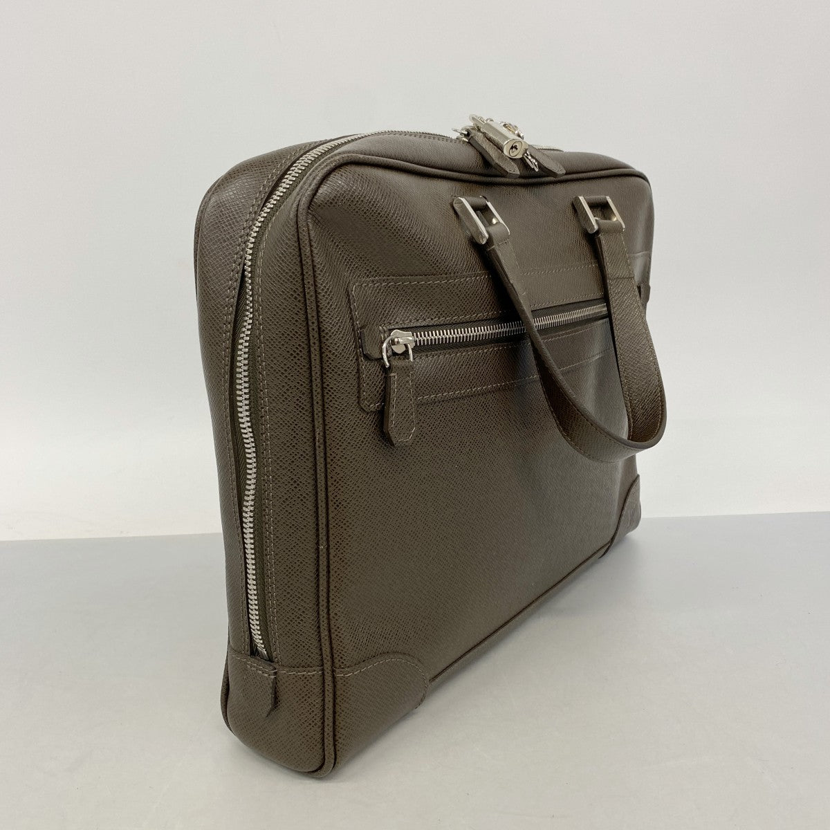 【6fb2793-k】ルイヴィトン ビジネスバッグ タイガ イゴール M31178 グリズリ【中古】メンズ