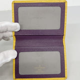 【6fb2800-k】ルイヴィトン カードケース エピ ポルト2カルトヴェルティカル M63209 ジョーヌ【中古】メンズ レディース ユニセックス