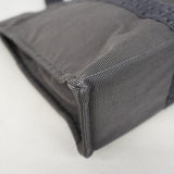【6fb2827】エルメス トートバッグ エールラインMM キャンバス グレー シルバー金具【中古】メンズ レディース ユニセックス