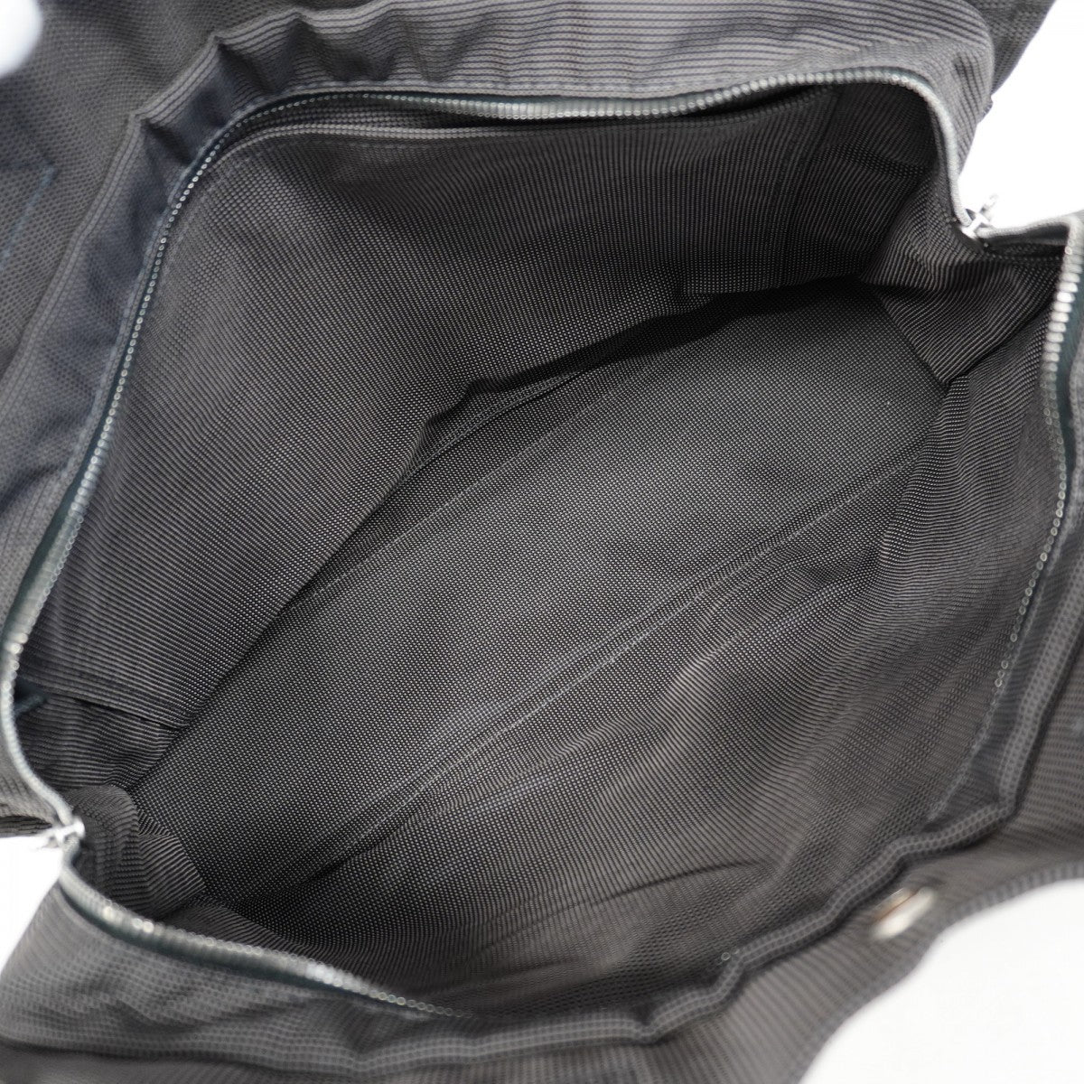 【6fb2827】エルメス トートバッグ エールラインMM キャンバス グレー シルバー金具【中古】メンズ レディース ユニセックス