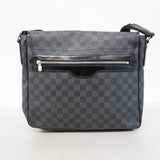 【6fb2829】ルイヴィトン ショルダーバッグ ダミエ・グラフィット ダニエルMM N58029 ブラック グレー【中古】メンズ