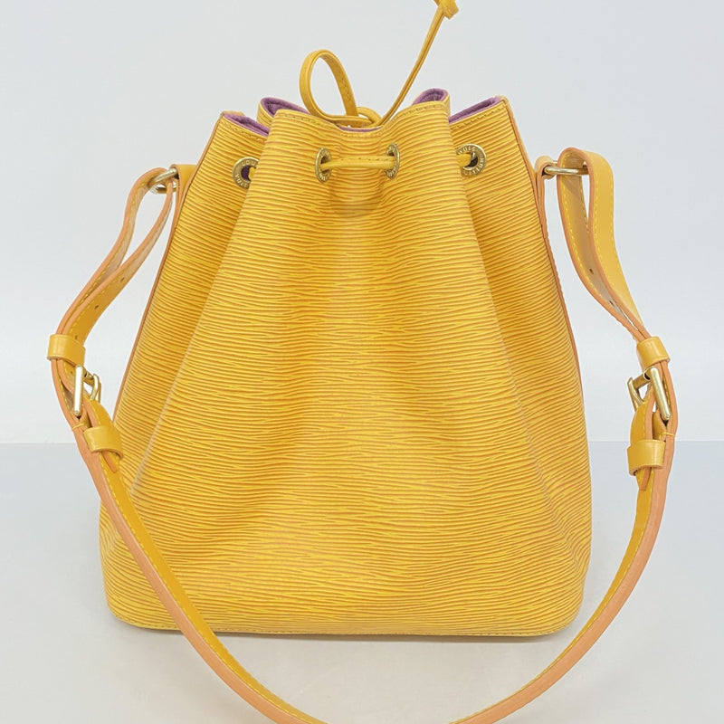 【6fb2838-k】ルイヴィトン ショルダーバッグ エピ プチノエ M44109 ジョーヌ【中古】レディース