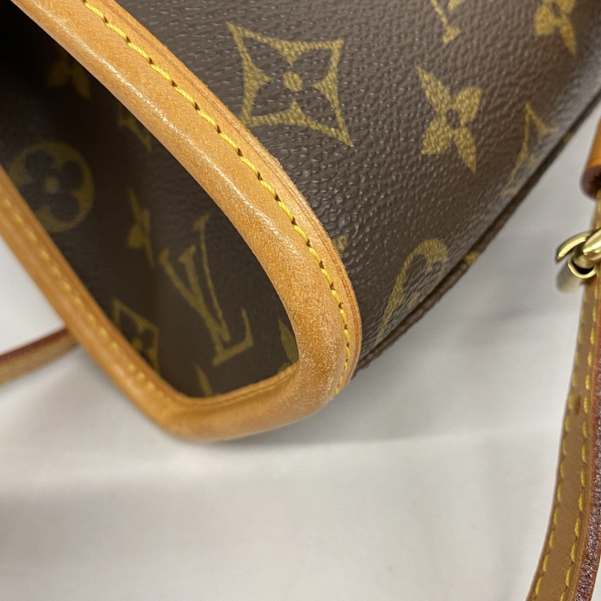【6fb2839-k】ルイヴィトン ハンドバッグ モノグラム ベルエア M51122 ブラウン 2wayバッグ【中古】レディース