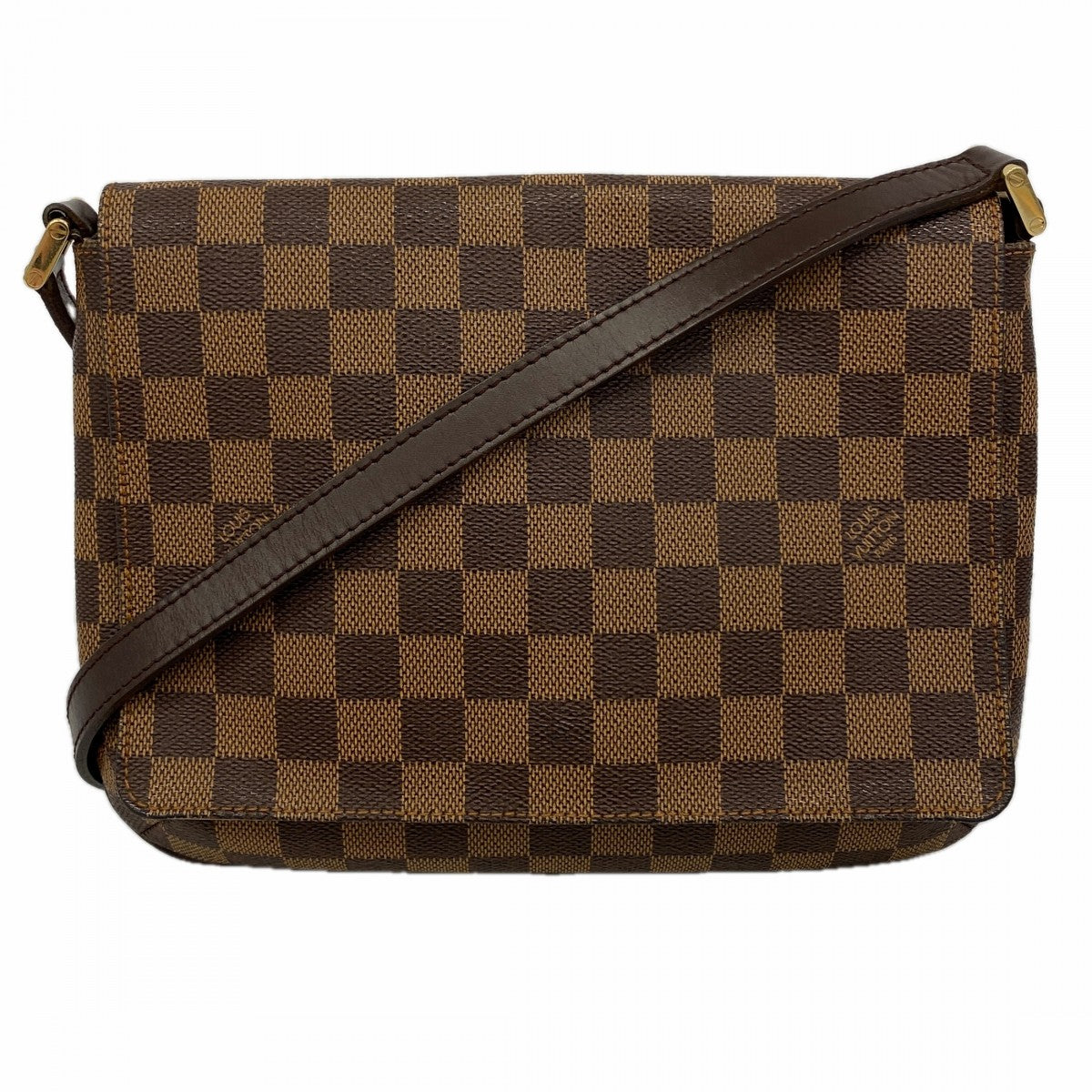 【6fb2841-k】ルイヴィトン ショルダーバッグ ダミエ ミュゼットタンゴロングストラップ N51301 エベヌ【中古】レディース