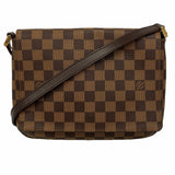 【6fb2841-k】ルイヴィトン ショルダーバッグ ダミエ ミュゼットタンゴロングストラップ N51301 エベヌ【中古】レディース