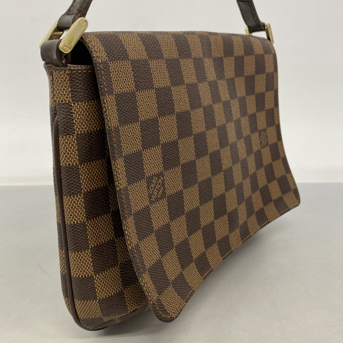 【6fb2841-k】ルイヴィトン ショルダーバッグ ダミエ ミュゼットタンゴロングストラップ N51301 エベヌ【中古】レディース