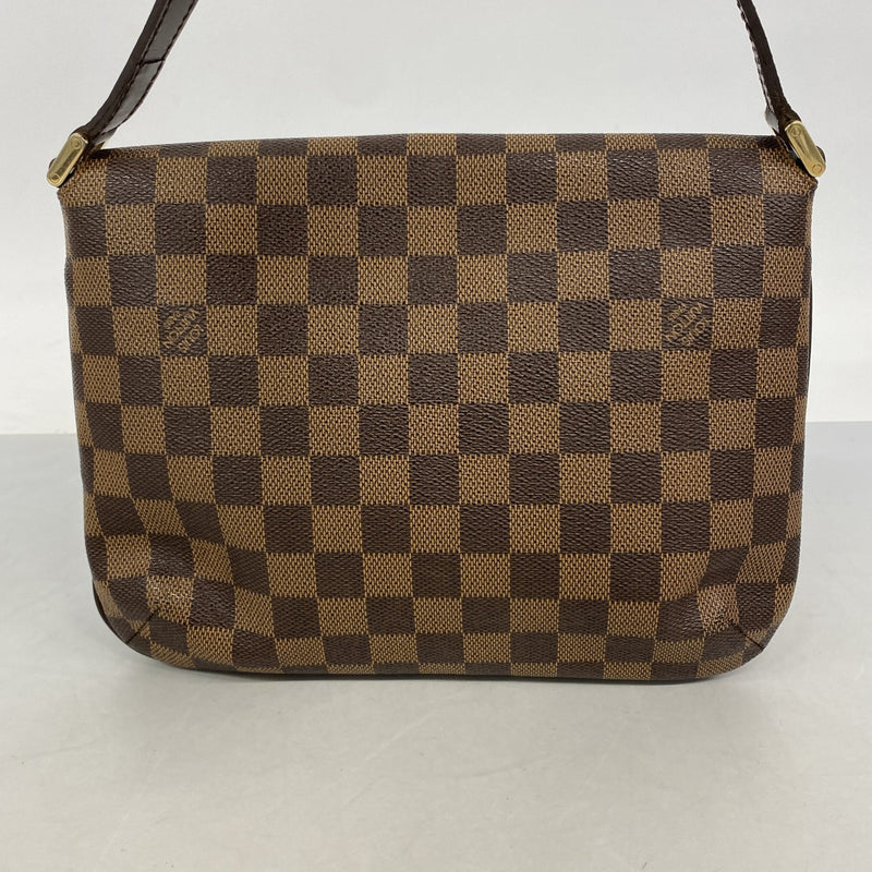 【6fb2841-k】ルイヴィトン ショルダーバッグ ダミエ ミュゼットタンゴロングストラップ N51301 エベヌ【中古】レディース