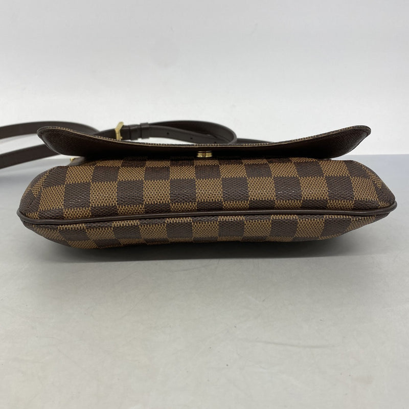 【6fb2841-k】ルイヴィトン ショルダーバッグ ダミエ ミュゼットタンゴロングストラップ N51301 エベヌ【中古】レディース