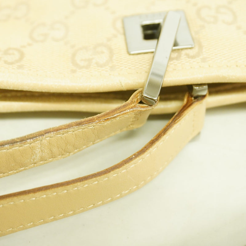 【6fb2848-k】グッチ トートバッグ GGキャンバス 31243 キャンバス ベージュ シルバー金具【中古】レディース
