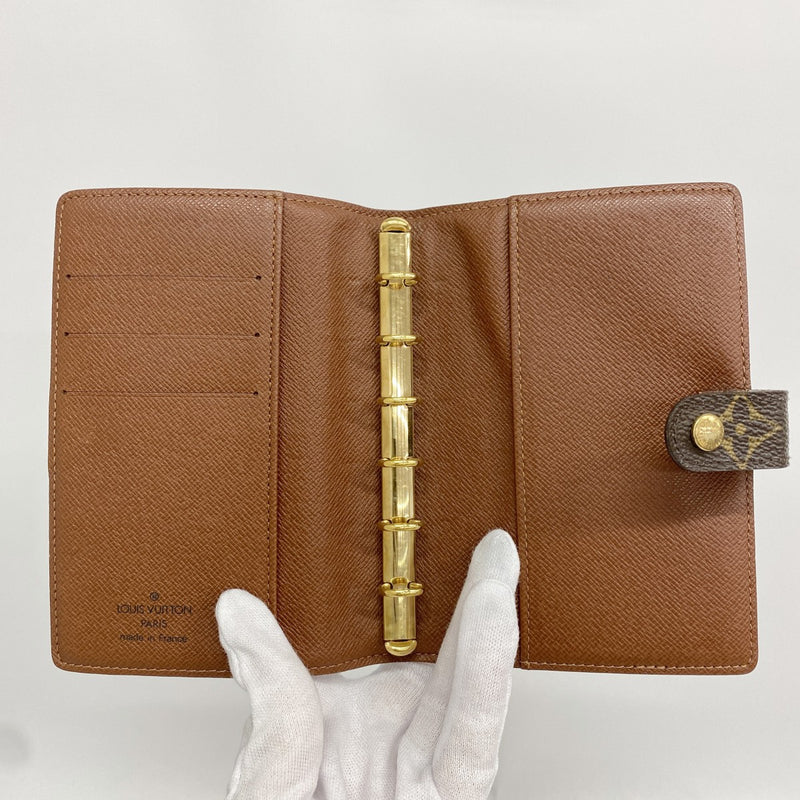 【6fb2902】ルイヴィトン 手帳カバー モノグラム アジェンダPM R20005 ブラウン【中古】メンズ レディース ユニセックス