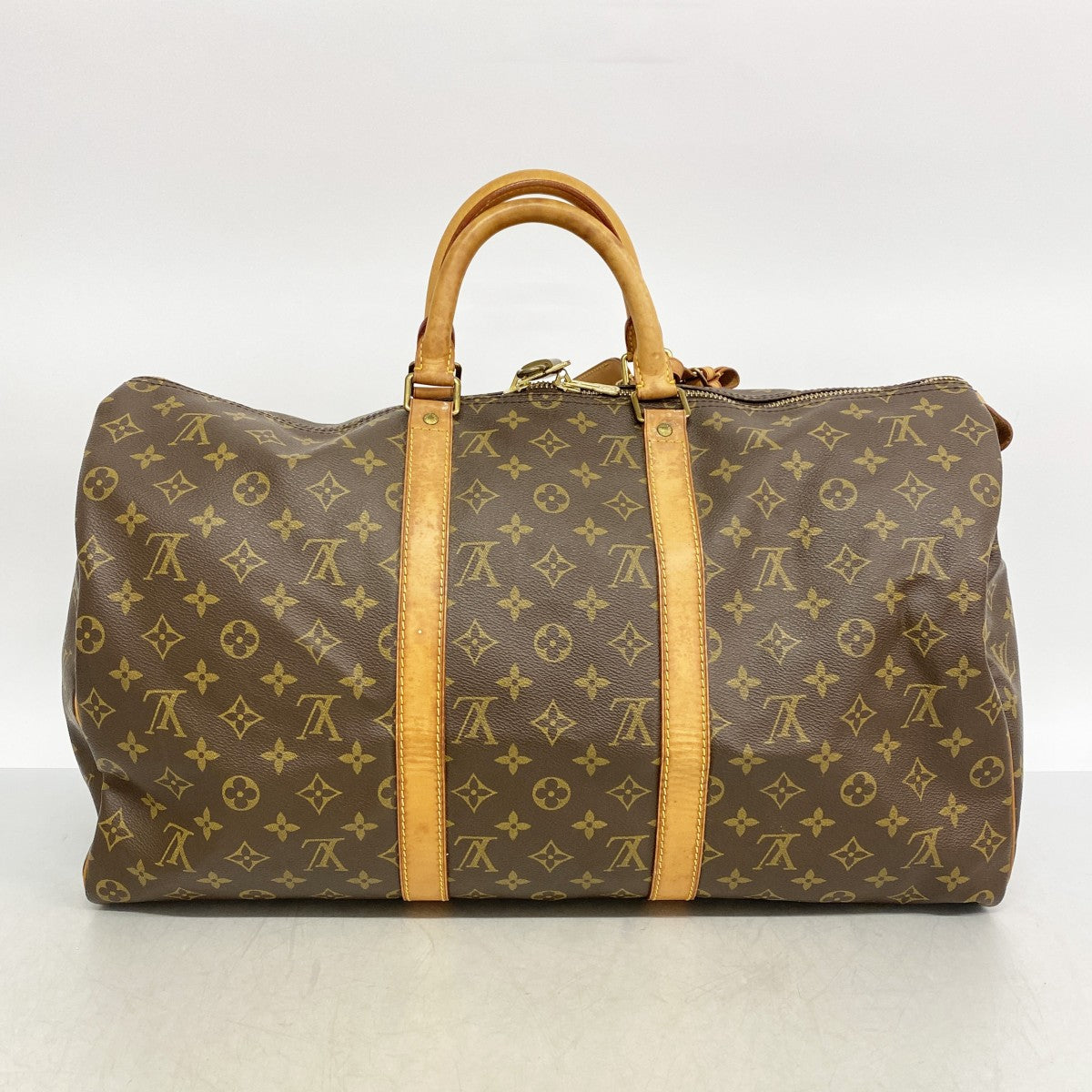 【6fb2907】ルイヴィトン ボストンバッグ モノグラム キーポル50 M41426 ブラウン【中古】メンズ レディース ユニセックス