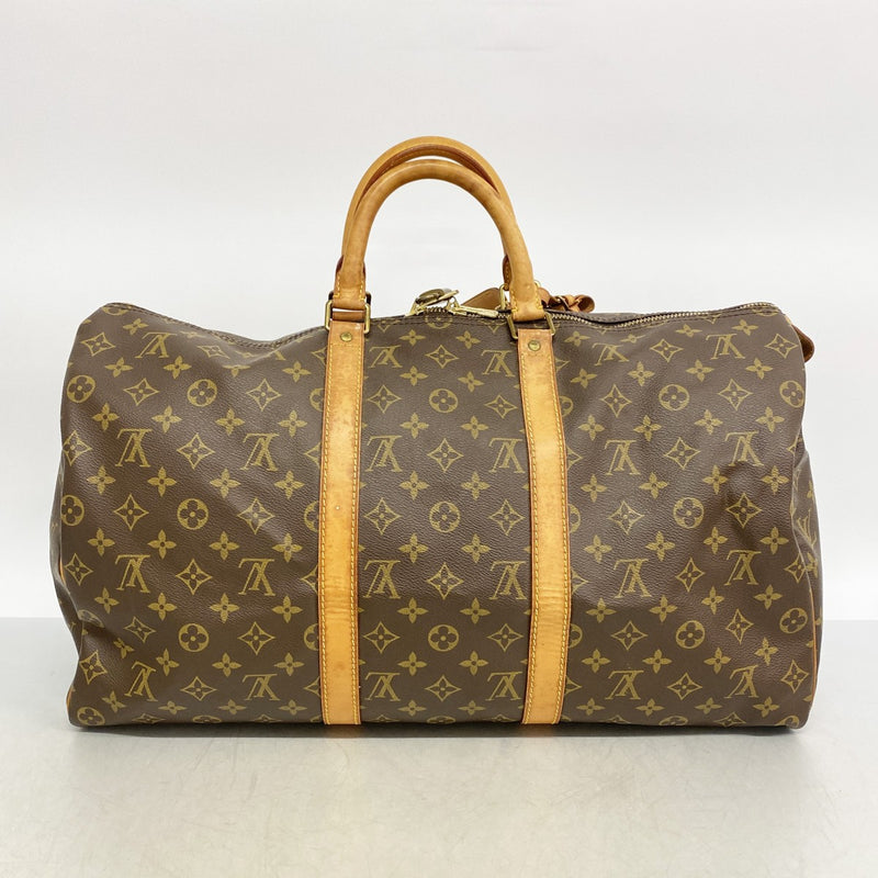 【6fb2907】ルイヴィトン ボストンバッグ モノグラム キーポル50 M41426 ブラウン【中古】メンズ レディース ユニセックス