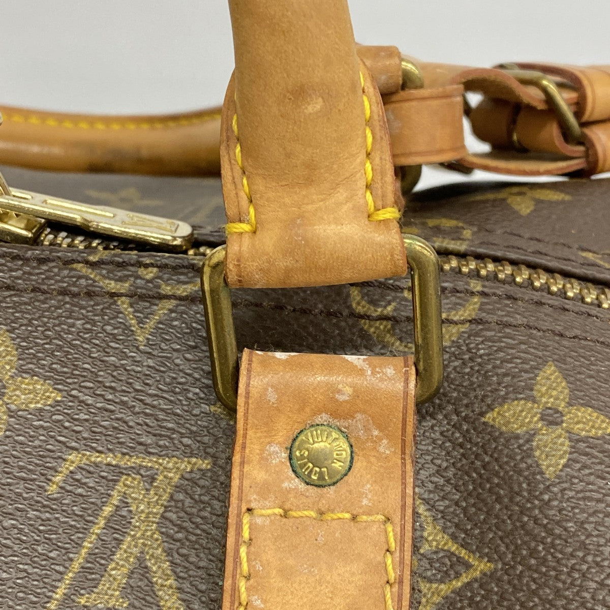 【6fb2907】ルイヴィトン ボストンバッグ モノグラム キーポル50 M41426 ブラウン【中古】メンズ レディース ユニセックス