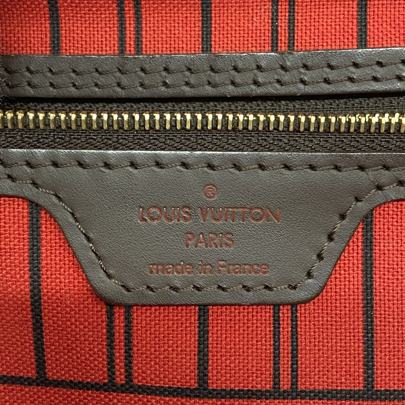 【6fb2912】ルイヴィトン トートバッグ ダミエ ネヴァーフルPM N40600 エベヌ【中古】レディース
