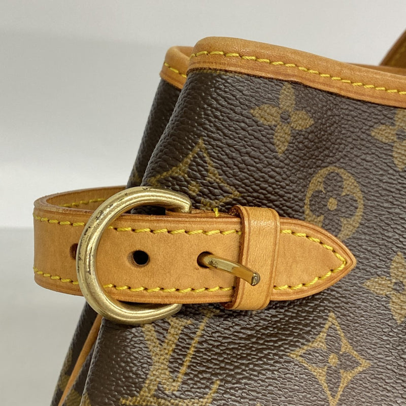 【6fb2913】ルイヴィトン トートバッグ モノグラム バティニョールオリゾンタル M51154 ブラウン【中古】レディース