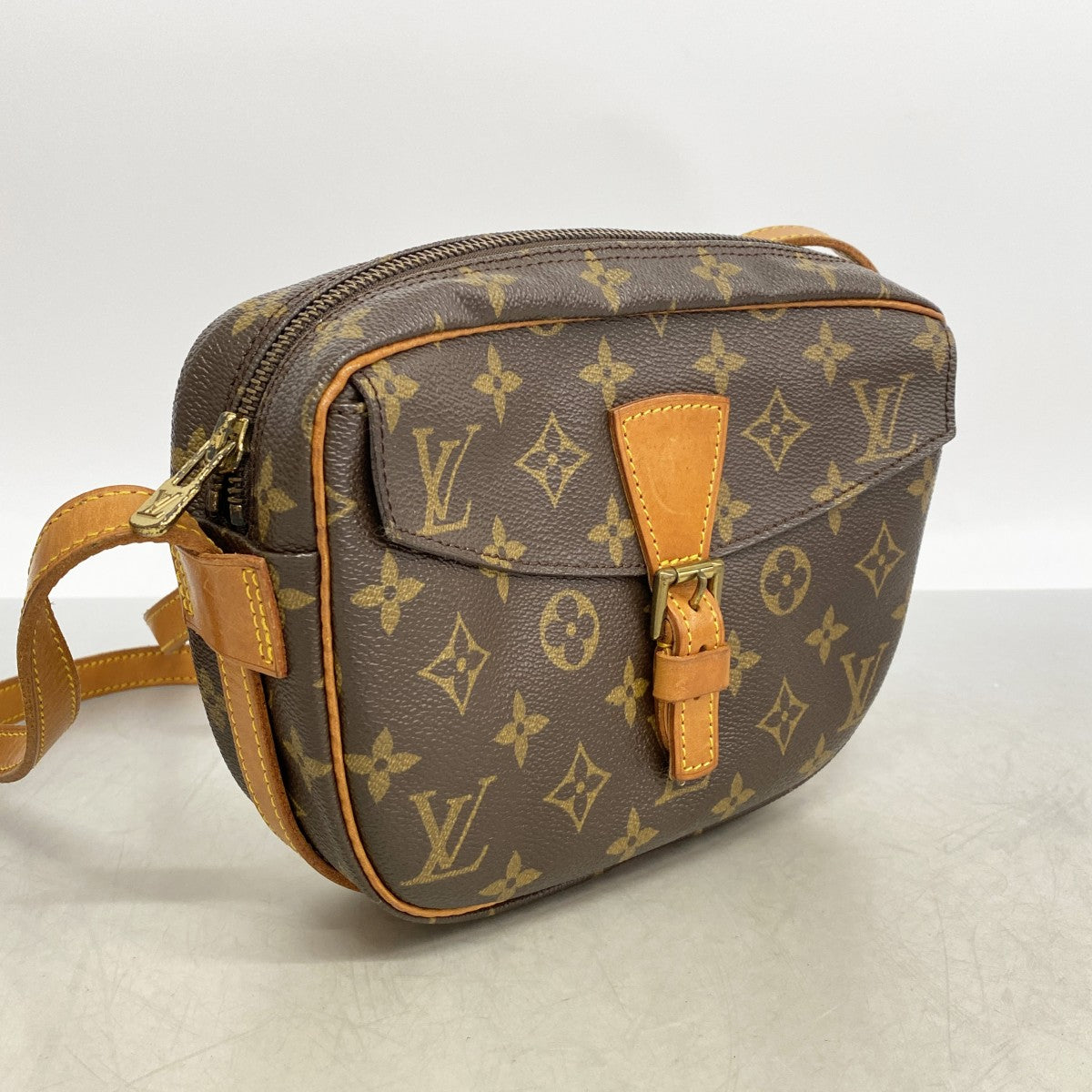【6fb2914】ルイヴィトン ショルダーバッグ モノグラム ジュヌフィーユPM M51227 ブラウン【中古】レディース