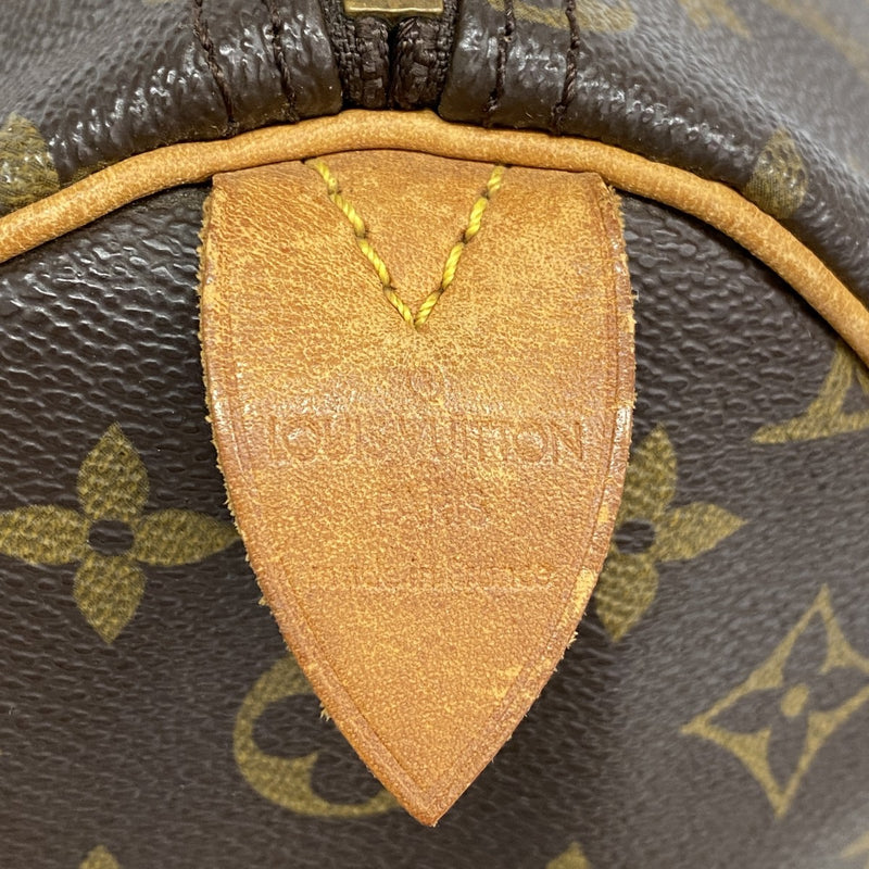 【6fb2916】ルイヴィトン ハンドバッグ モノグラム スピーディ35 M41107 ブラウン【中古】レディース
