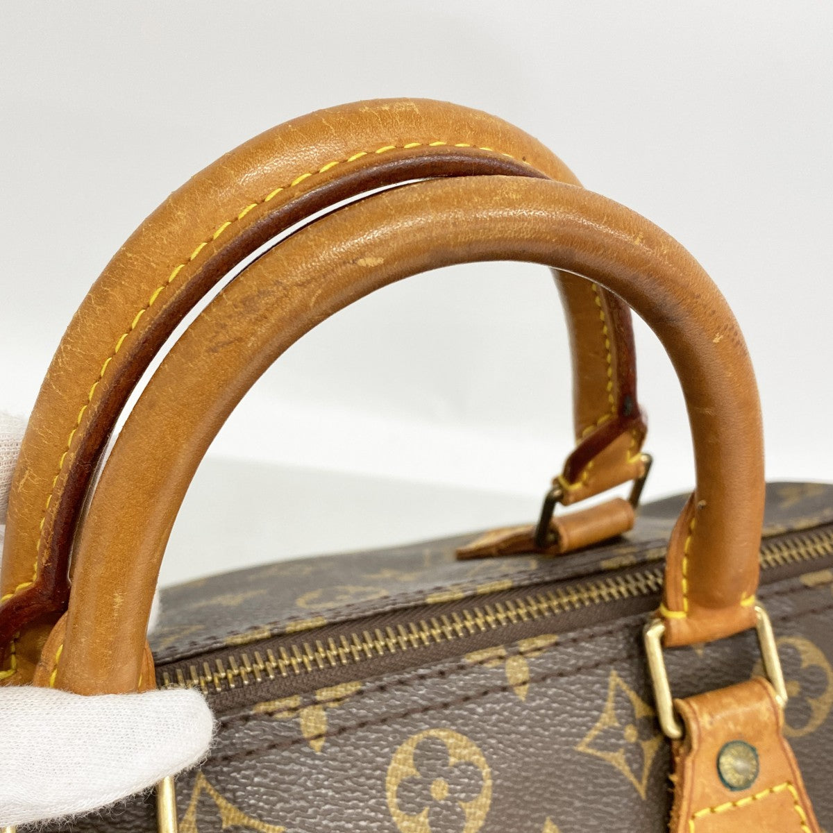 【6fb2917】ルイヴィトン ハンドバッグ モノグラム スピーディ30 M41108 ブラウン【中古】レディース
