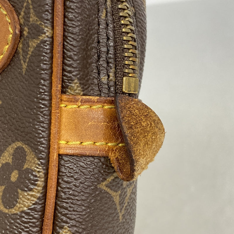 【6fb2919】ルイヴィトン クラッチバッグ モノグラム マルリードラゴンヌGM M51825 ブラウン【中古】メンズ