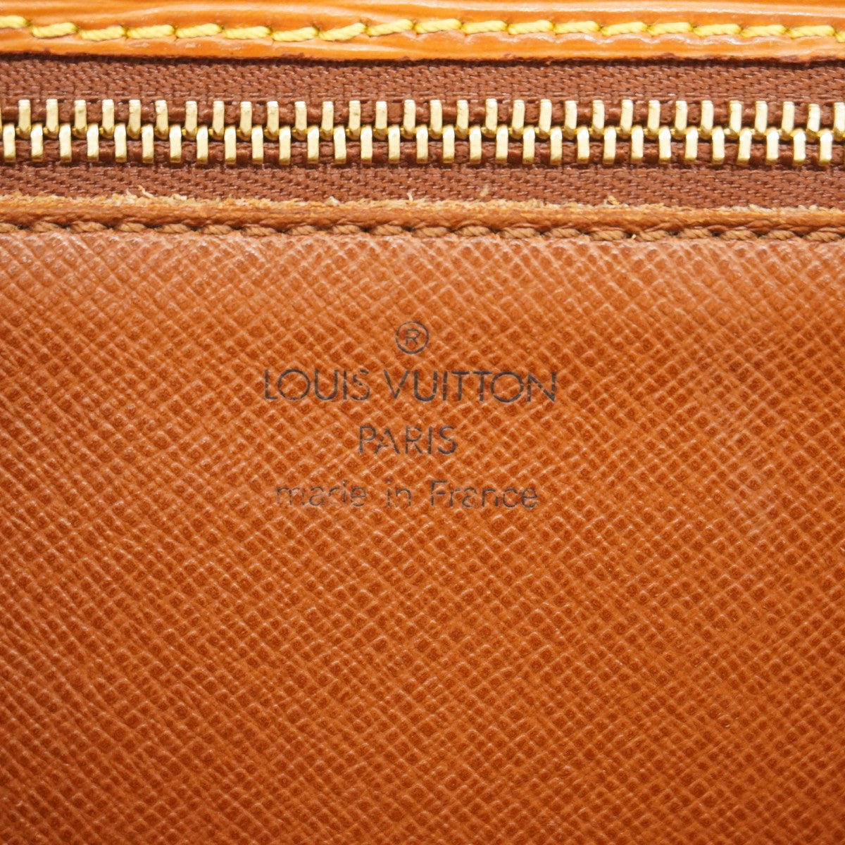 【6fb2935】ルイヴィトン クラッチバッグ エピ ポシェットセリエドラゴンヌ M52618 ジパングゴールド【中古】メンズ