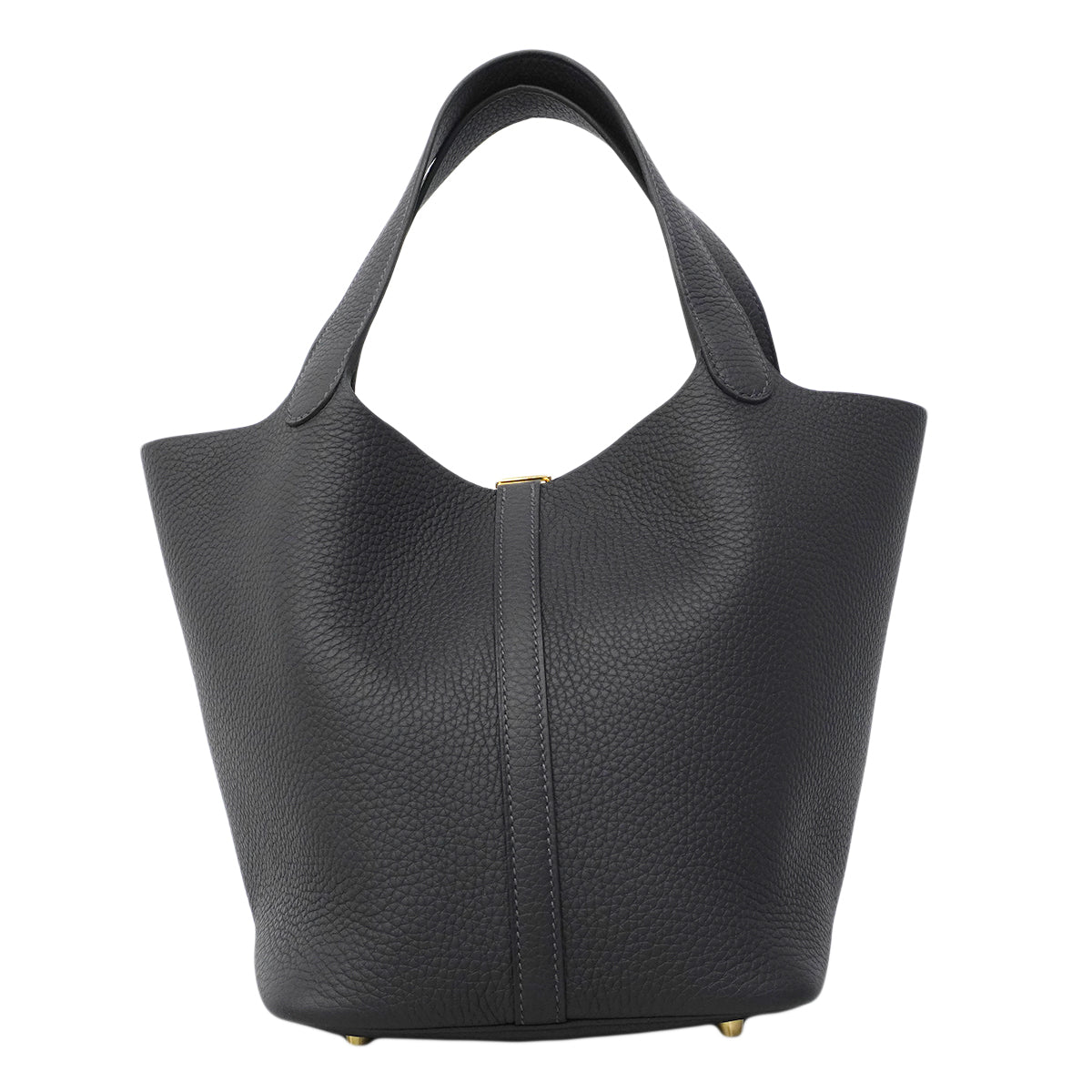 【6fb2949】エルメス ハンドバッグ ピコタンロックMM トリヨンクレマンス キャバン ゴールド金具 K刻印【中古】レディース