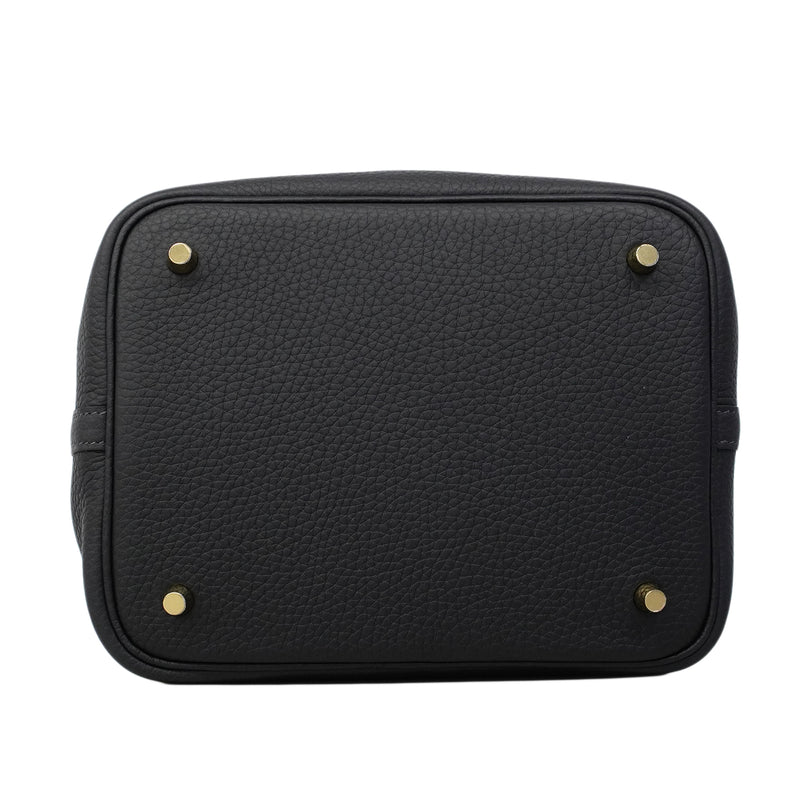 【6fb2949】エルメス ハンドバッグ ピコタンロックMM トリヨンクレマンス キャバン ゴールド金具 K刻印【中古】レディース