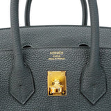 【6fb2955-g】エルメス ハンドバッグ バーキン25 トゴ グリミスティ ゴールド金具 G刻印【中古】レディース