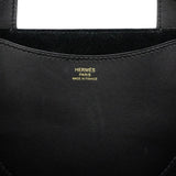 【6fb2958】エルメス ハンドバッグ インザループ23 トリヨンクレマンス スイフト ブラック ゴールド金具 B刻印【中古】レディース