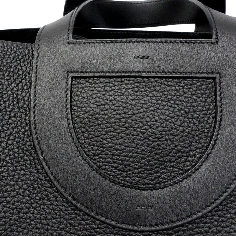 【6fb2958】エルメス ハンドバッグ インザループ23 トリヨンクレマンス スイフト ブラック ゴールド金具 B刻印【中古】レディース