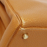 【6fb2959】エルメス ハンドバッグ ケリー35 トゴ ゴールド ゴールド金具 □I刻印 2wayバッグ【中古】レディース