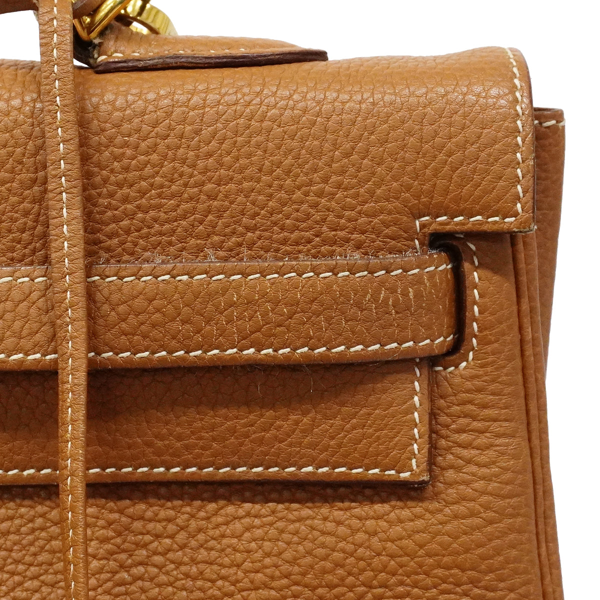 【6fb2959】エルメス ハンドバッグ ケリー35 トゴ ゴールド ゴールド金具 □I刻印 2wayバッグ【中古】レディース