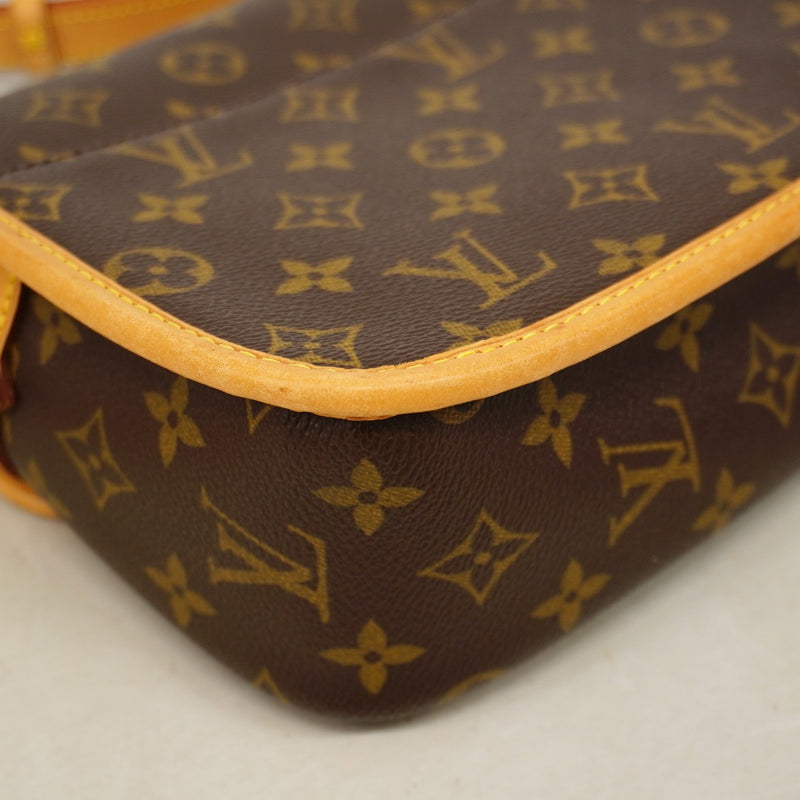 【6fb2963】ルイヴィトン ショルダーバッグ モノグラム ソローニュ M42250 ブラウン【中古】レディース