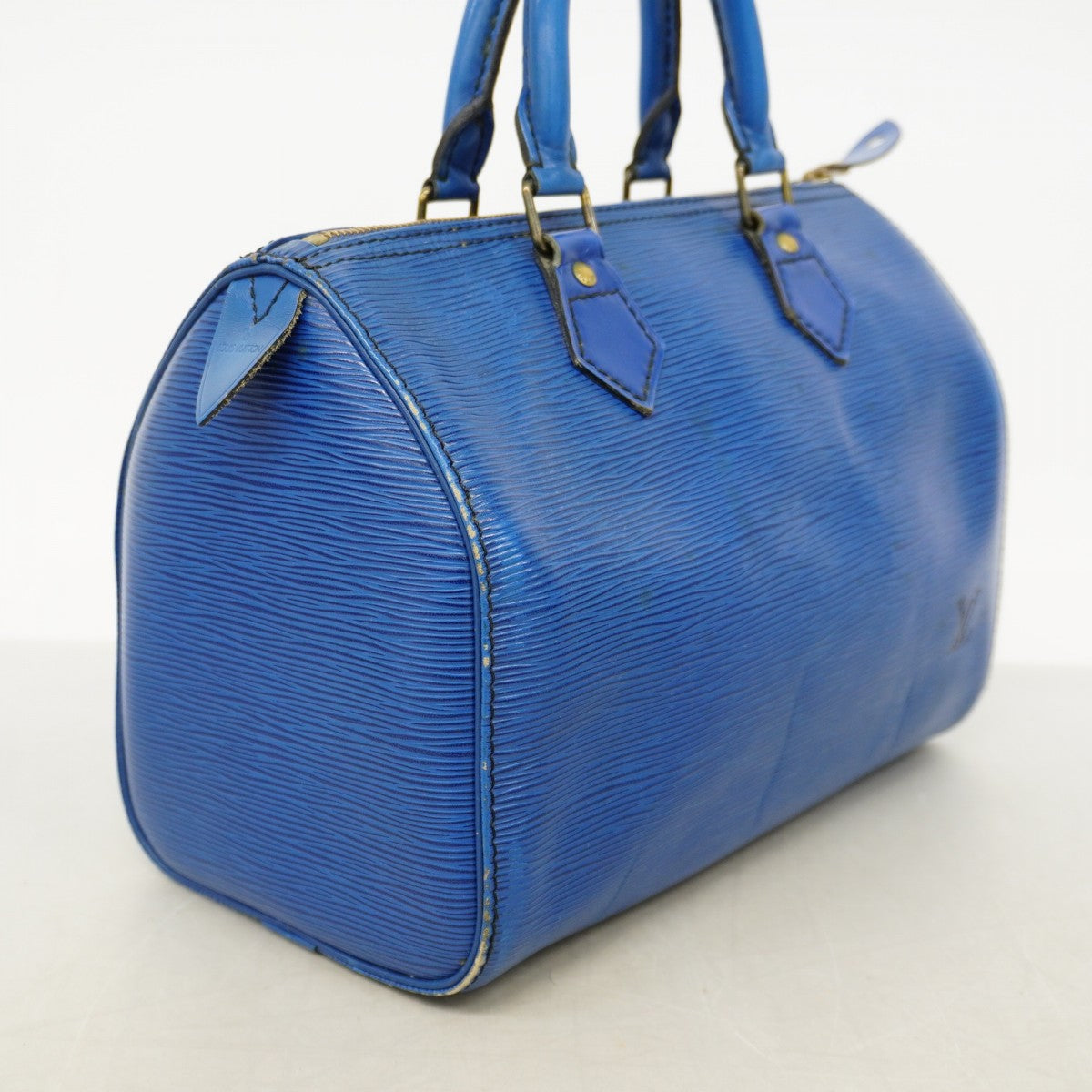 【6fb2964】ルイヴィトン ハンドバッグ エピ スピーディ25 M43015 トレドブルー【中古】レディース