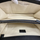 【6fb2971-k】グッチ ハンドバッグ バンブー デュオニュソス 448075 レザー ブラック ゴールド金具 2wayバッグ【中古】レディース