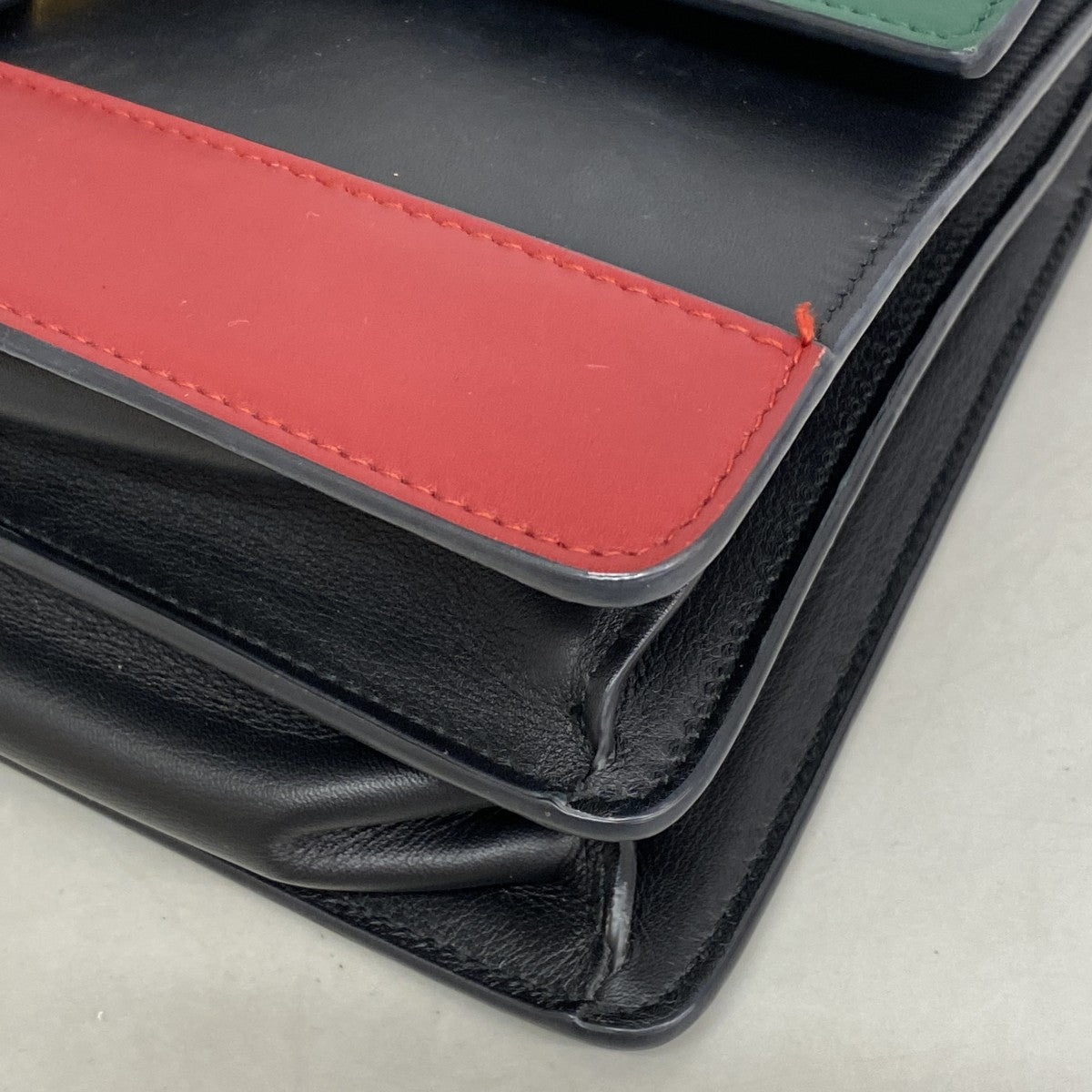 【6fb2971-k】グッチ ハンドバッグ バンブー デュオニュソス 448075 レザー ブラック ゴールド金具 2wayバッグ【中古】レディース
